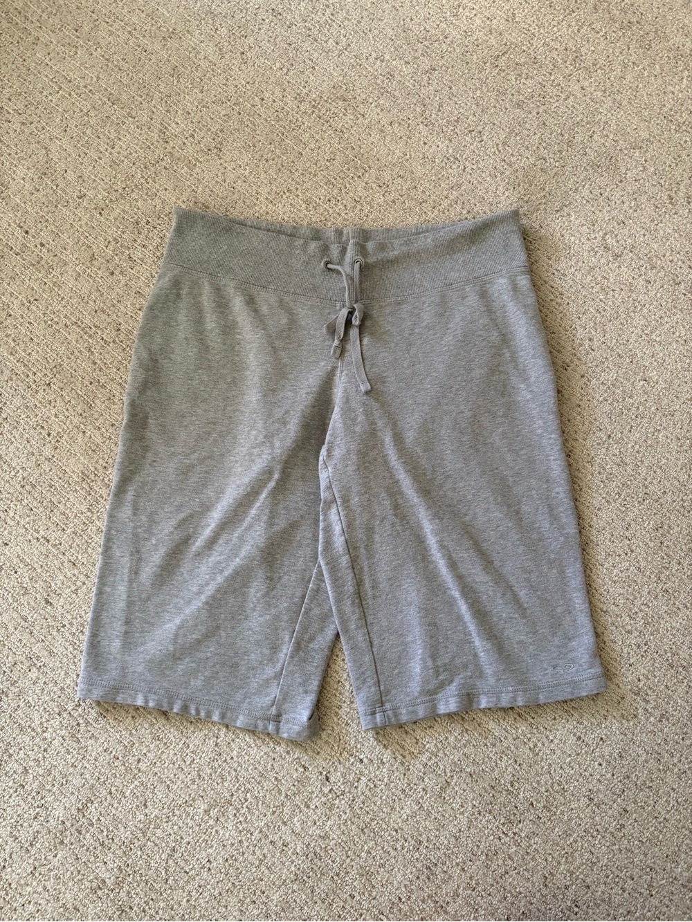 Champion Gray Women’s Bike Shorts with Drawstring Waist